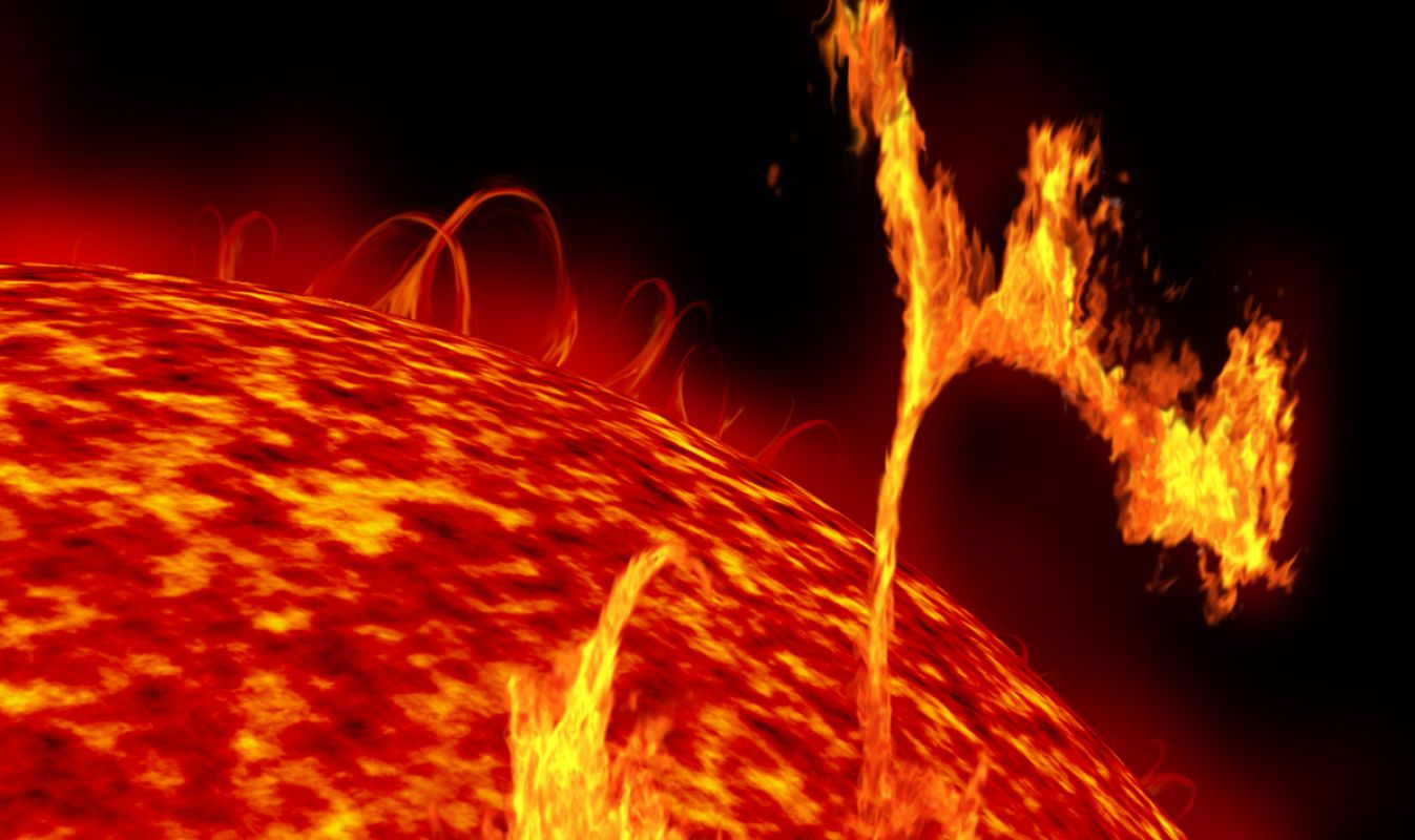 Ученые выяснили природу возникновения на Солнце таинственных плазменных «сосисок»