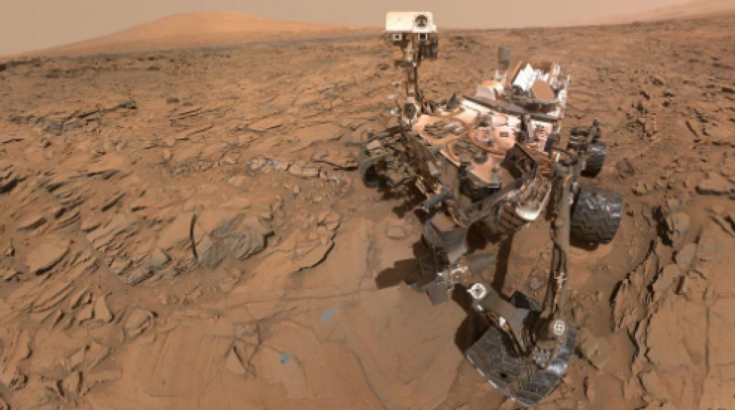 Марсоход Curiosity запечатлели с орбиты Марса
