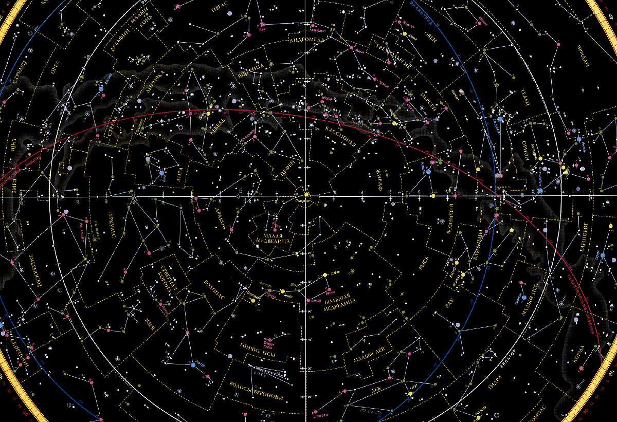 Фото Карта Звездного Неба