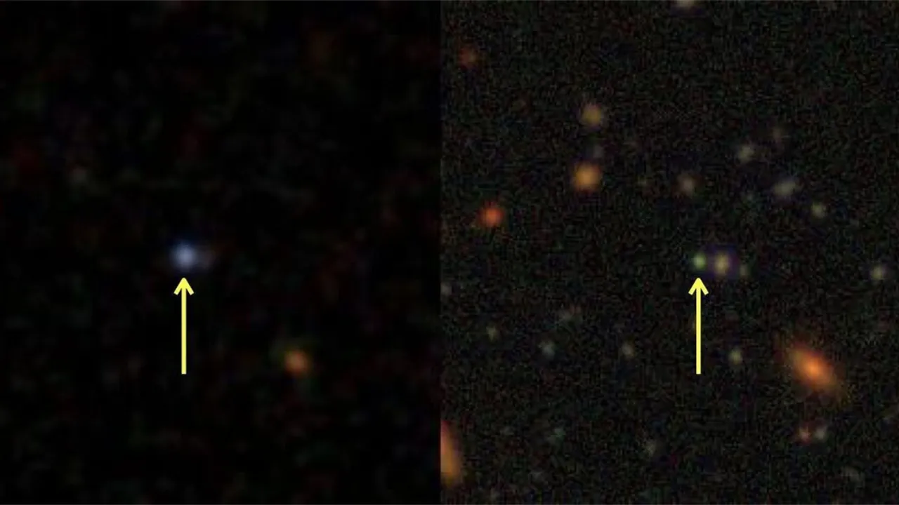 Галактика на краю Вселенной внезапно «погасла» 