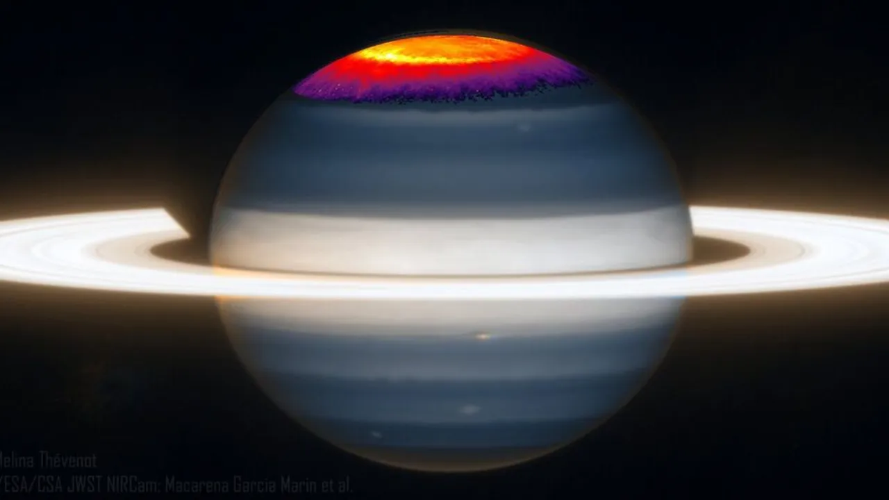 Кольца и иллюзия: как телескоп Джеймса Уэбба вычислил «тепловой насос» Сатурна