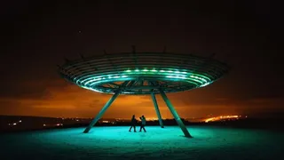 Неопознанный летающий объект был замечен в небе над Лондоном