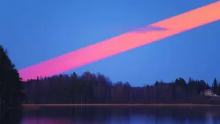 Финский фотограф смог запечатлить невероятный след луны