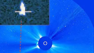 Очередное НЛО было обнаружено возле Солнца 