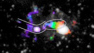 Ученые-астрономы зафиксировали галактический «зародыш», который «заблудился» во Вселенной