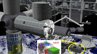 Новый телескоп «CALET» доставили на Международную космостанцию