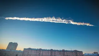 Размеры Челябинского метеорита упавшего 15 февраля 2013 года