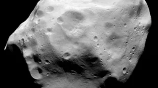 Черная пирамида на астероиде