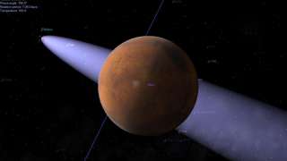 Последствия сближения кометы «Сайдинг-Спринг» с Марсом