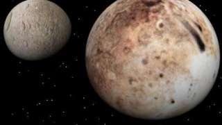 Фазы вращения Плутона и его спутника Харона 