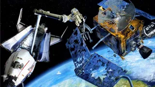 Новый аппарат для сбора космического мусора придумали сотрудники Университета Цинхуа (КНР) 