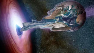 Что произойдет с Землей в черной дыре