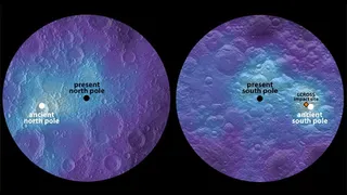 Геофизики из США и Японии заявили, что на Луне сместились полюса 