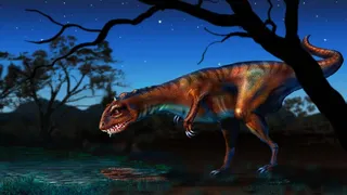 Китайские рабочие нашли останки огромного древнего ящера