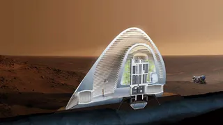 Марсианские колонизаторы будут жить в надувных домах изо льда
