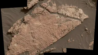 Ученые обнаружили на Марсе засохшую грязь с трещинами