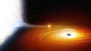 Новая система Х9 со звездой на орбите вокруг черной дыры