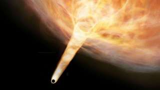 Российские астрофизики изучили «хвосты» черных дыр путем использования радиоинтерферометров
