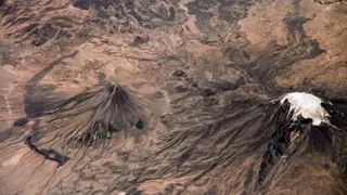 Сергей Рязанский продемонстрировал фотографии Арарата с высоты МКС