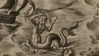 Русалка с НЛО в руке обнаружена на древнем картографическом документе