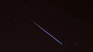 Итальянский астронавт снял с МКС падение метеора