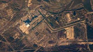 В Сети появились снимки Чернобыльской АЭС из космоса