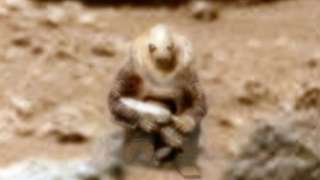Неужели на Марсе сфотографировали настоящего пришельца? Невероятное фото выложили в сеть