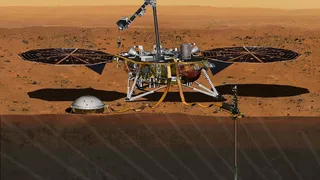 Аппарат InSight помог узнать толщину коры, мантии и диаметр ядра Марса