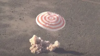 Экипаж «Союз МС-16» совершил посадку в Казахстане