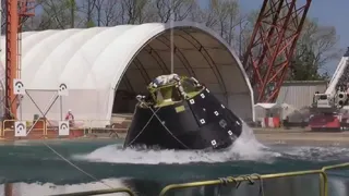 В НАСА провели успешные испытания приводнения капсулы корабля ﻿Orion