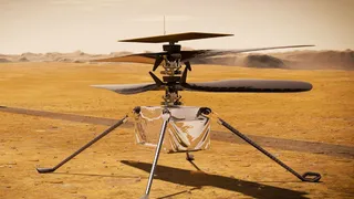 Шестой поле вертолета Ingenuity