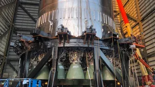 SpaceX показала ускоритель Super Heavy прототипа Starship SN20