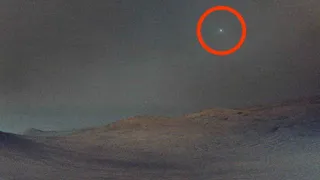 Perseverance поймал таинственный отблеск Деймоса на рассвете Марса