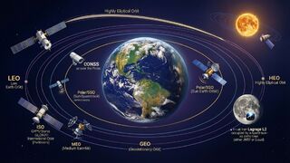 Типы орбит: как спутники и космические аппараты путешествуют по Вселенной