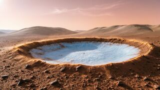 Подповерхностный лёд на Марсе хранит секреты древних климатических эпох