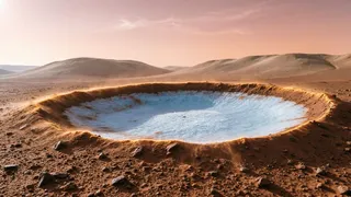 Подповерхностный лёд на Марсе хранит секреты древних климатических эпох